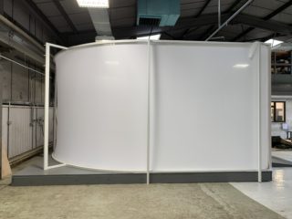Spin-It Photo Studio Side Elevation.